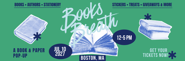 Books Breath Boston, MA Jul 10, 2027
Books Breath is a book-themed market event featuring local artists and small businesses. Shop handmade goods, bookish fan art, stickers, candles, apparel, and one-of-a-kind literary gifts while enjoying themed photo ops, giveaways, and treats. Perfect for book lovers, readers, and fans of all ages, this indoor market celebrates the magic of stories — and supports local makers with every purchase. Join us for a day of literary fun!