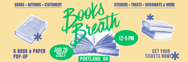 Books Breath Portland, OR Aug 28, 2027
Books Breath is a book-themed market event featuring local artists and small businesses. Shop handmade goods, bookish fan art, stickers, candles, apparel, and one-of-a-kind literary gifts while enjoying themed photo ops, giveaways, and treats. Perfect for book lovers, readers, and fans of all ages, this indoor market celebrates the magic of stories — and supports local makers with every purchase. Join us for a day of literary fun!